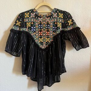 Anthropologie Boho Blouse